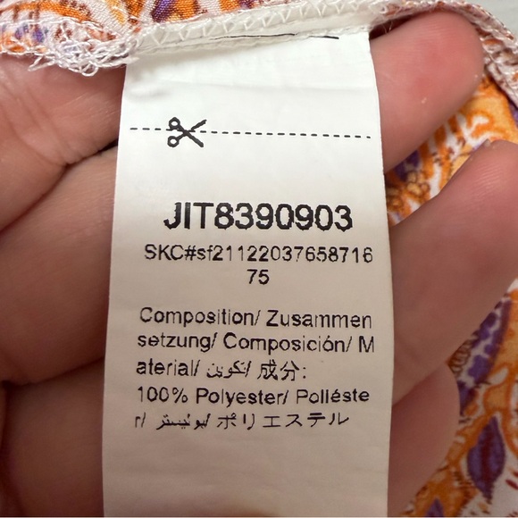 SHEIN Boho Paisley Babydoll Tiered Dress - Picture 7 of 7